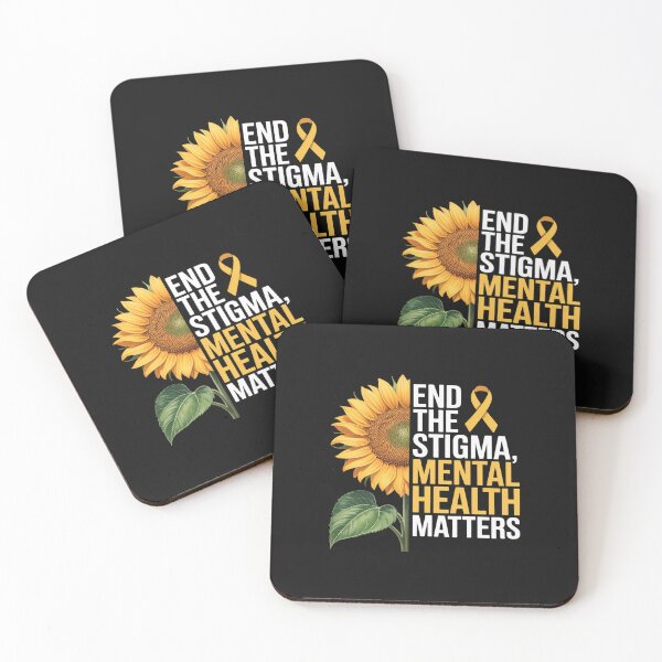 Item preview, End The Stigma Mental Health Matters Sunflower End Stigma designed and sold by Thamngan.