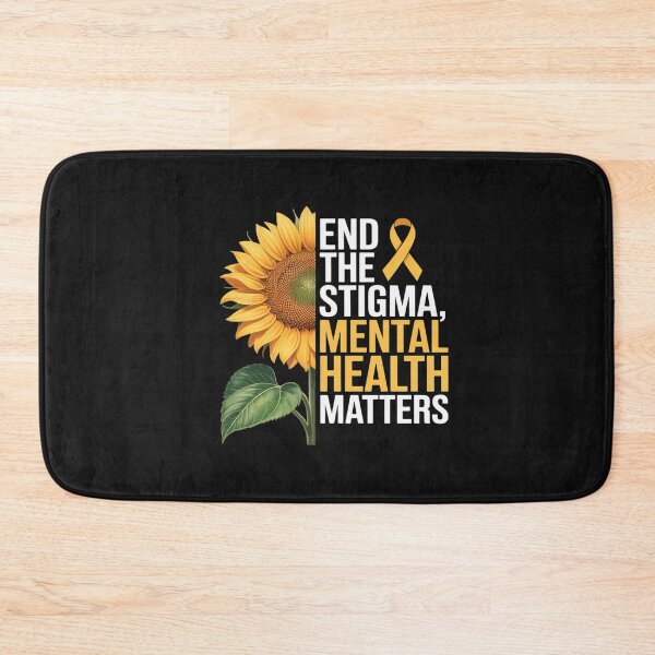 Item preview, End The Stigma Mental Health Matters Sunflower End Stigma designed and sold by Thamngan.