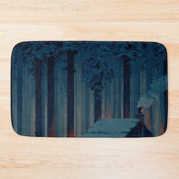 Item preview, Retro Pixel Snowy Cabin In Woods designed and sold by Rtymer.