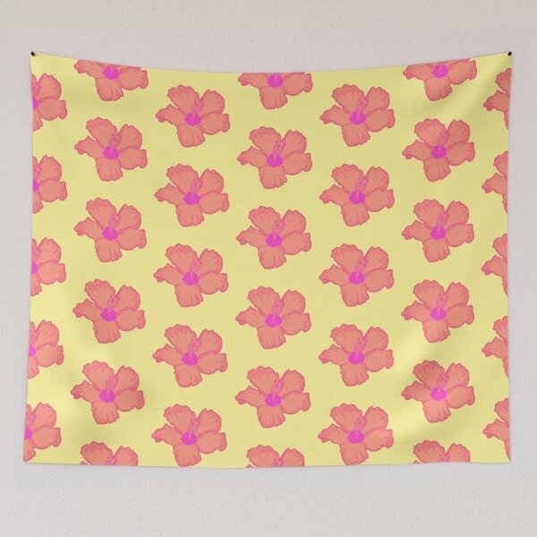 Item preview, Peach Hibiscus tropical beachy designed and sold by DaisyLemon.