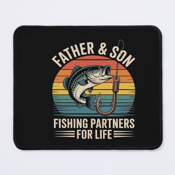 Item preview, Father Son Matching Fishing Bass Fish Dad designed and sold by Thamngan.