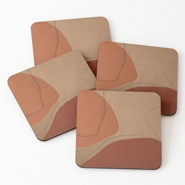 Item preview, Terracotta and Clay Minimalist Neutral Abstract designed and sold by Glitchart66.