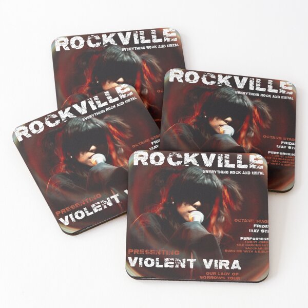 Item preview, Violent Vira X Welcome to Rockville Magazine Cover designed and sold by Pink Yoshi Art.