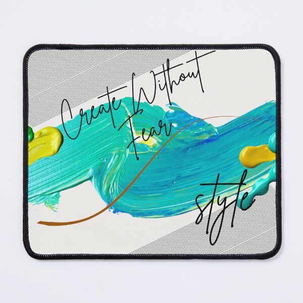 Item preview, Create Without Fear Abstract Paint Stroke Art, Creative Motivational Artist Design designed and sold by NA-art725.