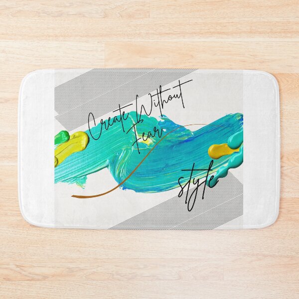 Item preview, Create Without Fear Abstract Paint Stroke Art, Creative Motivational Artist Design designed and sold by NA-art725.