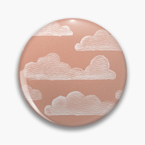 Item preview, Dreamtime Clouds Watercolor Pattern - Coral + Snow designed and sold by Irene Estelle.