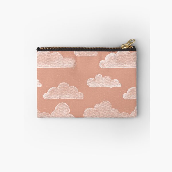 Item preview, Dreamtime Clouds Watercolor Pattern - Coral + Snow designed and sold by Irene Estelle.
