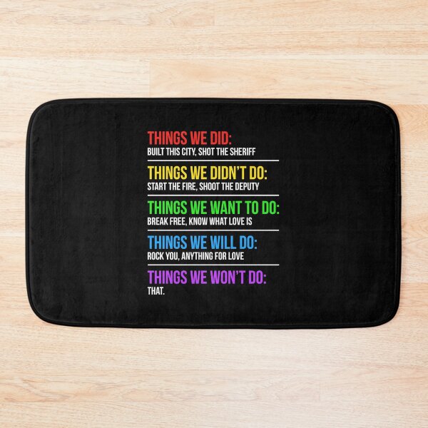 Item preview, Things We Did Music Song Lyrics designed and sold by KarimSoCute.