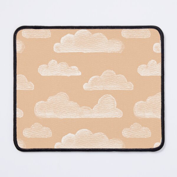 Item preview, Dreamtime Clouds Watercolor Pattern - Melon + Snow designed and sold by Irene Estelle.