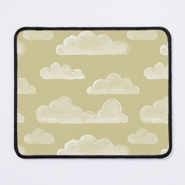 Item preview, Dreamtime Clouds Watercolor Pattern - Gold + Snow designed and sold by Irene Estelle.