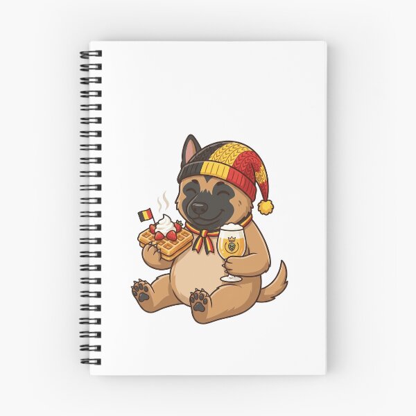 Item preview, Belgian Malinois Dog with Waffle and Beer designed and sold by k3rstman1.
