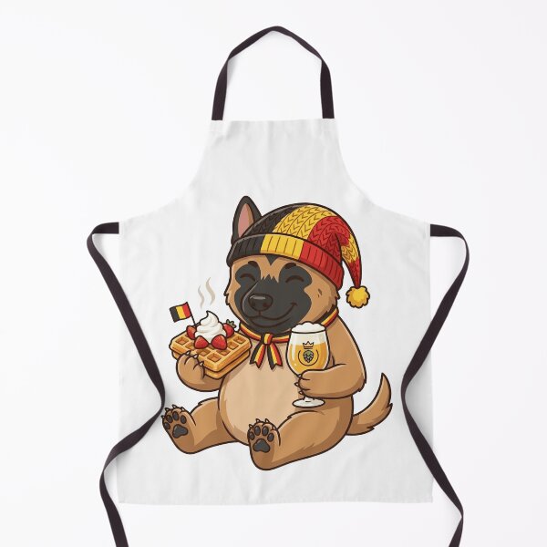 Item preview, Belgian Malinois Dog with Waffle and Beer designed and sold by k3rstman1.