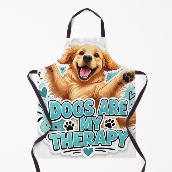 Item preview, Dogs Are My Therapy Golden Retriever designed and sold by DrakeDogShop.