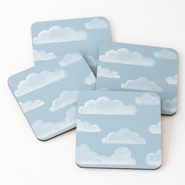 Item preview, Dreamtime Clouds Watercolor Pattern - Sky + Snow designed and sold by Irene Estelle.