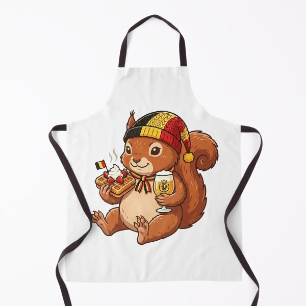Item preview, Cute Belgian Squirrel Waffle and Beer designed and sold by k3rstman1.