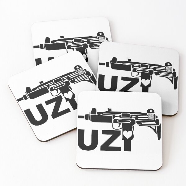 Item preview, I Love UZI; Israel: designed and sold by StickerApe.