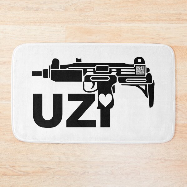 Item preview, I Love UZI; Israel: designed and sold by StickerApe.