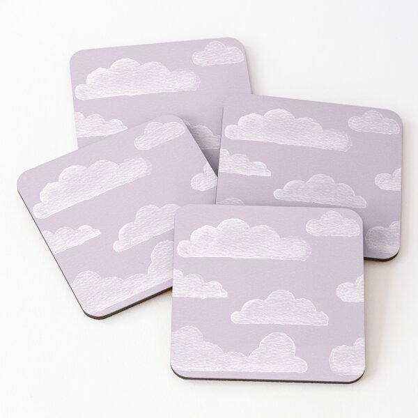 Item preview, Dreamtime Clouds Watercolor Pattern - Dust + Snow designed and sold by Irene Estelle.