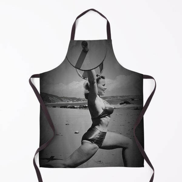 Item preview, Muscle Beach – Abbye Stockton Strongwoman Poster designed and sold by TeeKid.