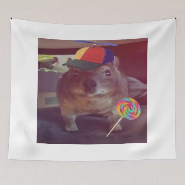 Item preview, hyrax weird face designed and sold by cloudzer0000.