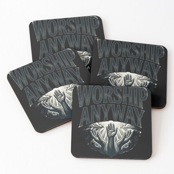 Item preview, Worship Anyway Hands Raised Faith Design designed and sold by nrackpenra.