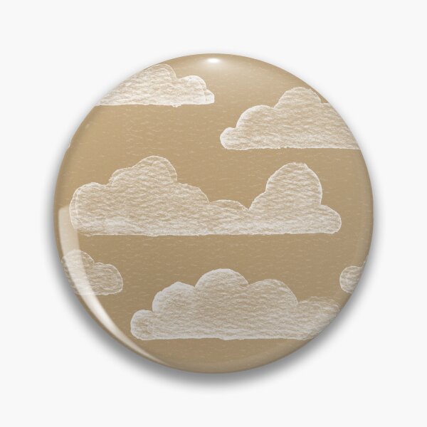Item preview, Dreamtime Clouds Watercolor Pattern - Fawn + Snow designed and sold by Irene Estelle.