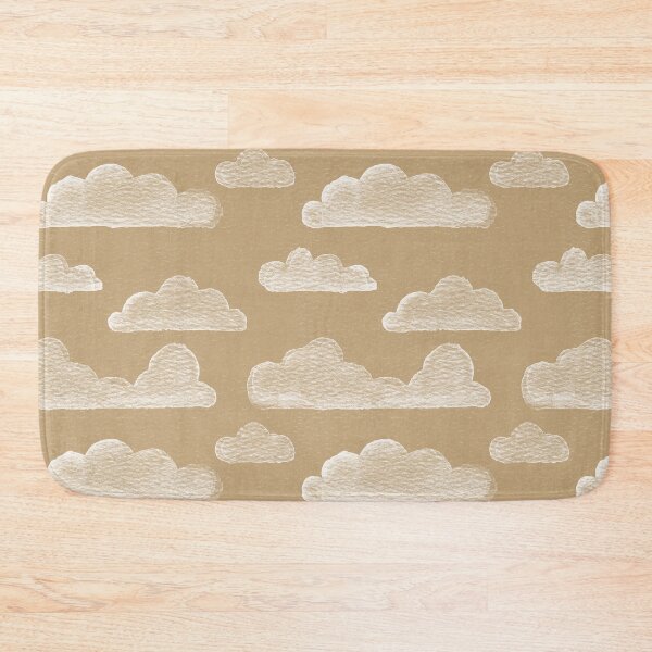 Item preview, Dreamtime Clouds Watercolor Pattern - Fawn + Snow designed and sold by Irene Estelle.