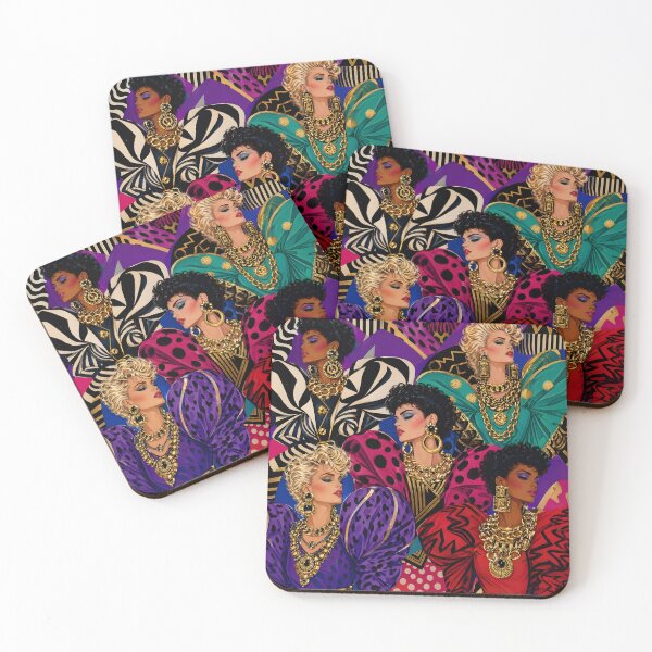 Item preview, 80s Glamoratti Bold Gold Jewelry Pattern designed and sold by Glitchart66.