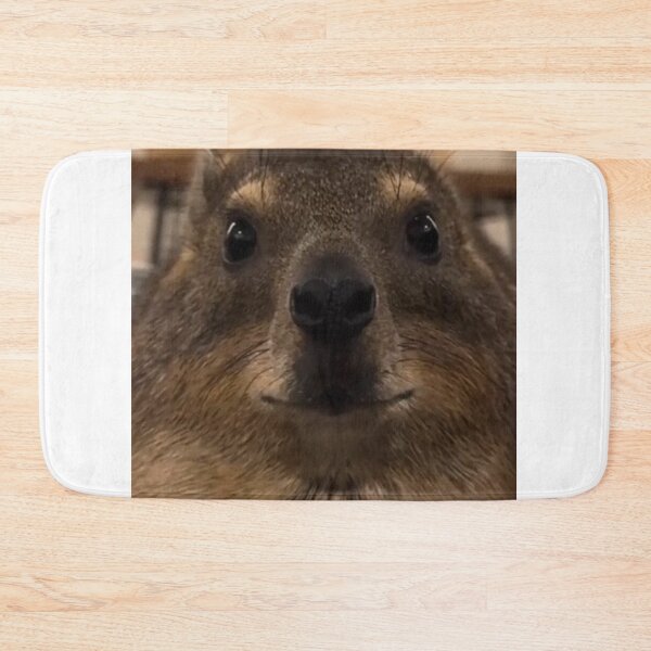 Item preview, smog hyrax face designed and sold by cloudzer0000.