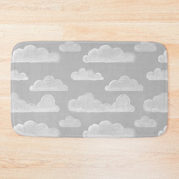 Item preview, Dreamtime Clouds Watercolor Pattern - Fog + Snow designed and sold by Irene Estelle.