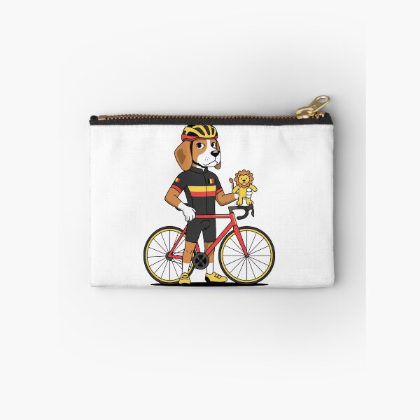 Item preview, Belgian Beagle Dog Cyclist With Road Bike designed and sold by k3rstman1.