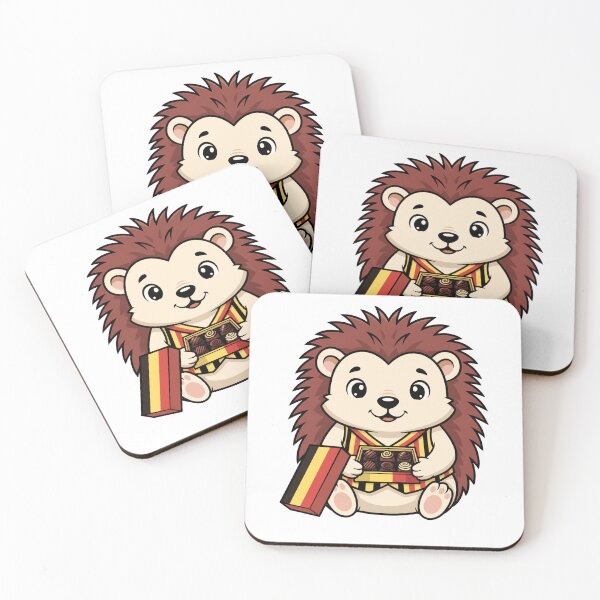 Item preview, Adorable Cartoon Hedgehog with Box of Chocolates designed and sold by k3rstman1.