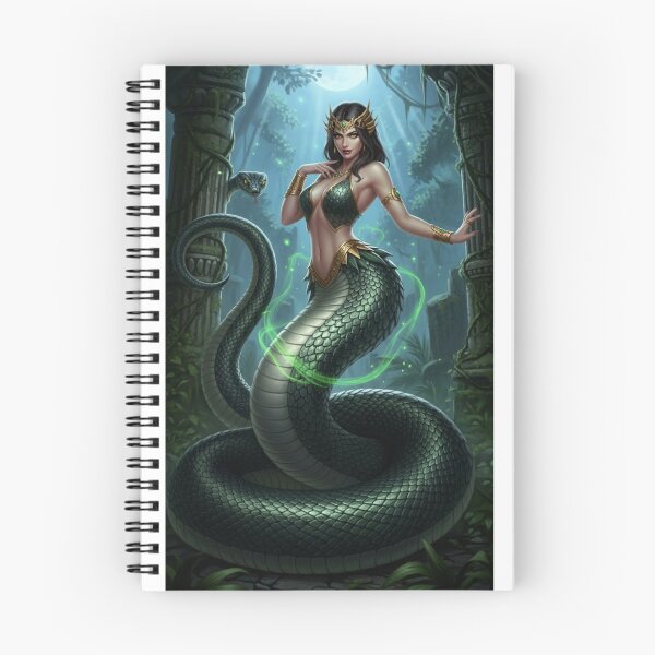 Item preview, Naga in Forest = AI Generated Image designed and sold by Prestons Corner.