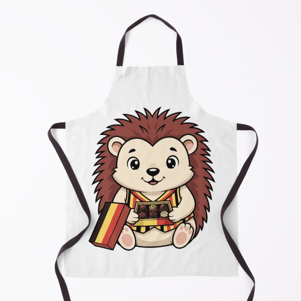 Item preview, Adorable Cartoon Hedgehog with Box of Chocolates designed and sold by k3rstman1.