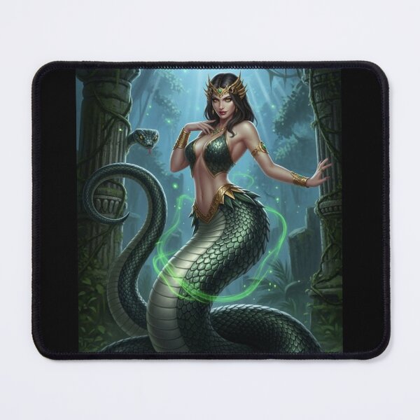 Item preview, Naga in Forest = AI Generated Image designed and sold by Prestons Corner.
