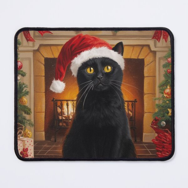 Item preview, Black Cat Christmas designed and sold by Fashionboost.