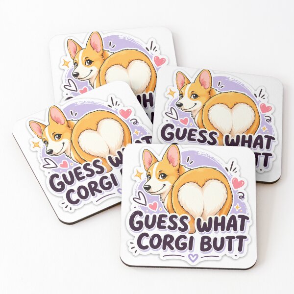Item preview, Guess What Corgi Butt Funny Corgi  designed and sold by DrakeDogShop.