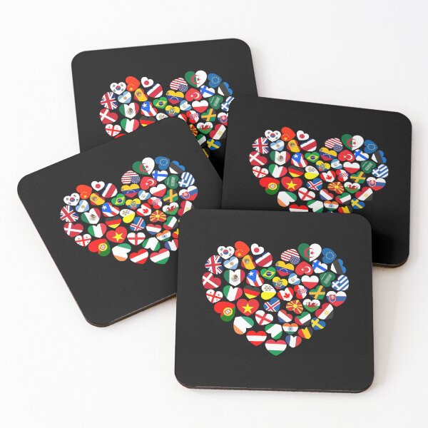 Item preview, Flags Of Countries Of The World International Flag Heart designed and sold by KarimSoCute.