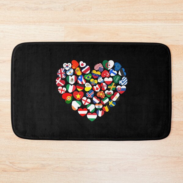 Item preview, Flags Of Countries Of The World International Flag Heart designed and sold by KarimSoCute.