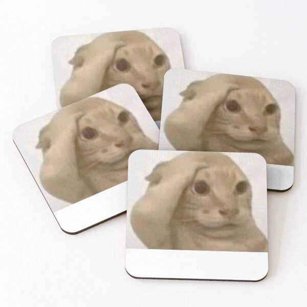 Item preview, bald cat meme designed and sold by cloudzer0000.
