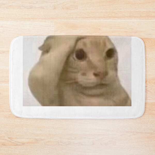 Item preview, bald cat meme designed and sold by cloudzer0000.