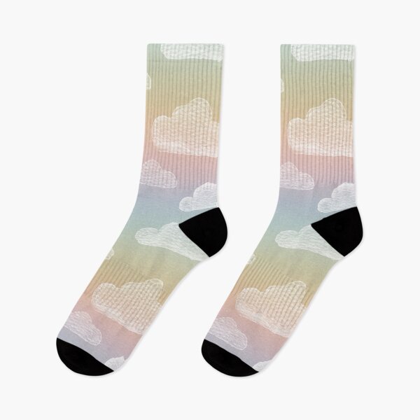 Item preview, Dreamtime Clouds Watercolor Pattern - Rainbow Sorbet + Snow designed and sold by Irene Estelle.