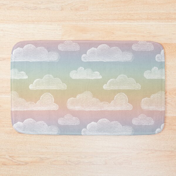 Item preview, Dreamtime Clouds Watercolor Pattern - Rainbow Sorbet + Snow designed and sold by Irene Estelle.