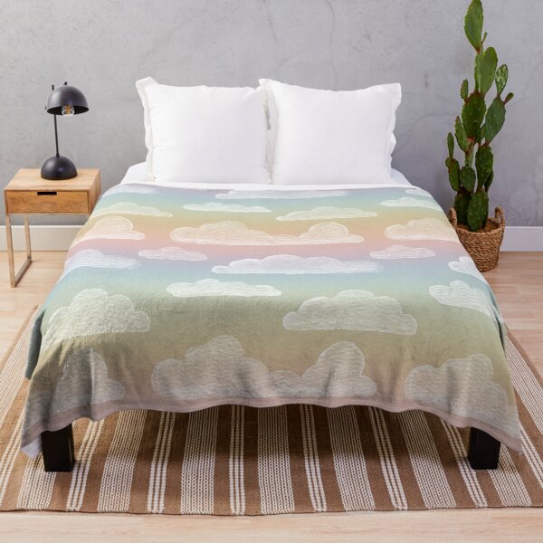 Item preview, Dreamtime Clouds Watercolor Pattern - Rainbow Sorbet + Snow designed and sold by Irene Estelle.