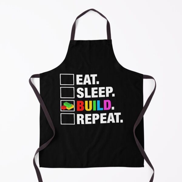 Item preview, Eat Sleep Build Repeat Master Builder Bricks Blocks designed and sold by KarimSoCute.