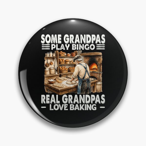 Item preview, Real Grandpas Love Baking Gift designed and sold by ROUFTOOP.