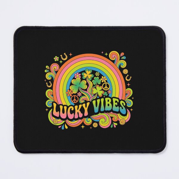 Item preview, Lucky Vibes Retro Rainbow Shamrock Design designed and sold by nrackpenra.