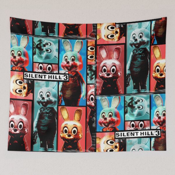 Item preview, silent hill 3 robbie rabbit collage designed and sold by Cent75.