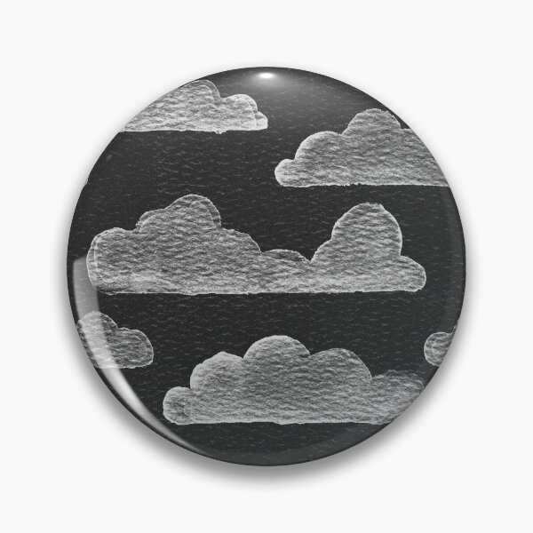 Item preview, Dreamtime Clouds Watercolor Pattern - Coal + Snow designed and sold by Irene Estelle.