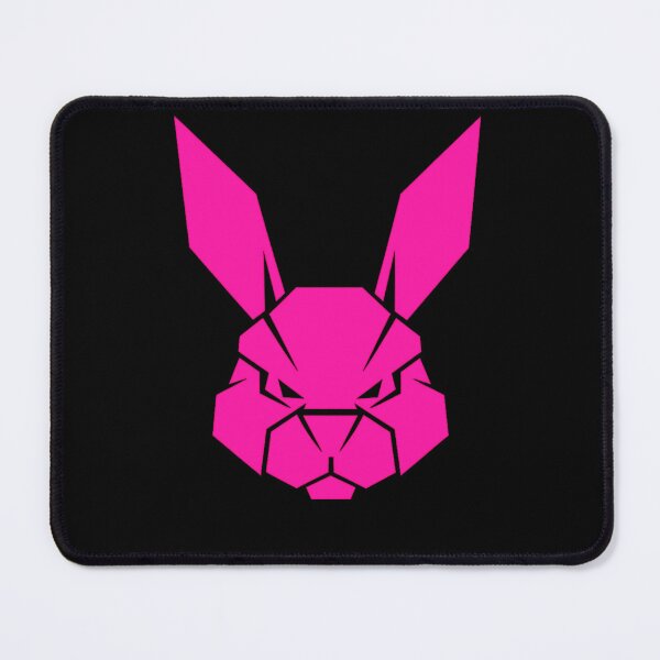 Item preview, Geometric Pink Rabbit Head – Minimalist Animal Line Art designed and sold by JonelCrafts.